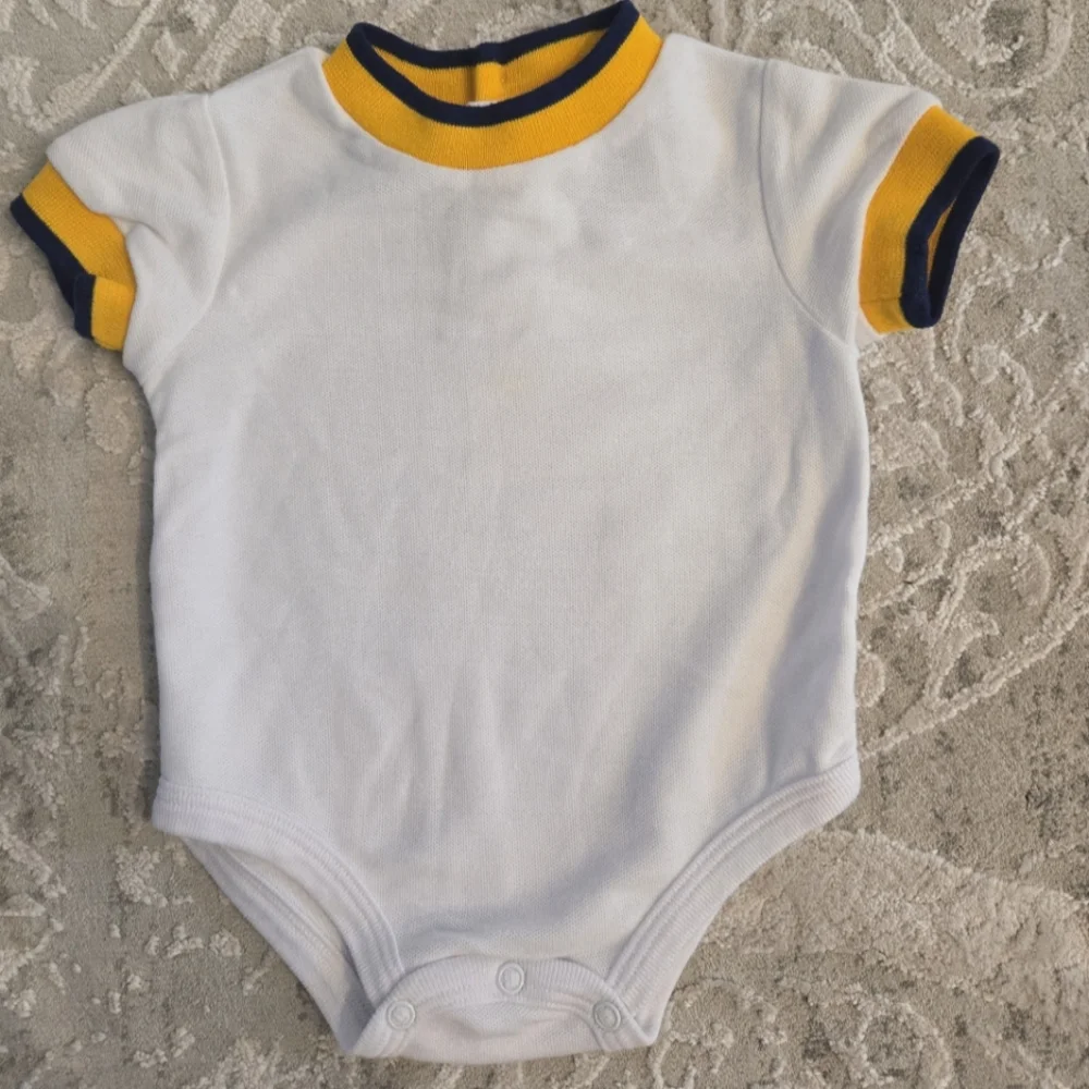 Vintage Y2k 3 Little Fish Disney Blue Winnie the Pooh Overalls And Shirt 2pc Set